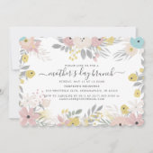 Country Flowers Moederdag Brunch Kaart (Voorkant)