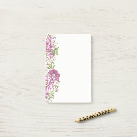 Country Flowers Post-it-Notes Post-it® Notes (Op bureau)