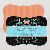 Country Folk Art Geïnspireerd Trouwen Kaart (Voorkant / Achterkant)