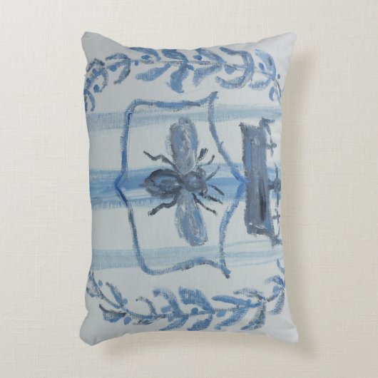 Country French Queen Bee Accent Kussen (Voorkant(Verticaal))