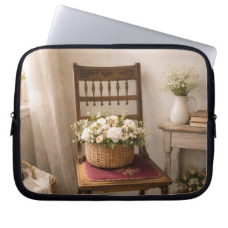 Country French Stoel Laptophoes – Cottage Core Laptop Sleeve