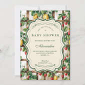 Country Fruit Garden Baby Shower Kaart (Voorkant)