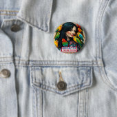 Country Gals Bird Lady voor Trump / Vance Button (In situ)