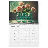 Country Garden - bloemen en metselaarpotten Kalender (Feb 2026)