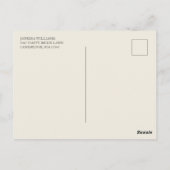 Country Garden Floral Bridal Shower Invitation  Briefkaart (Achterkant)