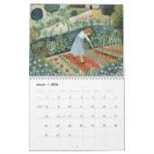 Country Garden Folk Art Bloemen Groenten Kalender (Mar 2026)