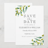 Country Garden Groene Opslagkaart Kaart (Voorkant / Achterkant)