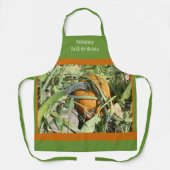 Country Garden Pumpkin gepersonaliseerd Schort (Voorkant)