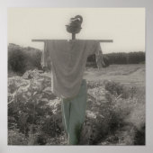 Country Garden Scarecrow Partiële Kleur Poster (Voorkant)