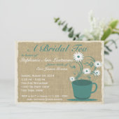 Country Garden Tea Party Kaart (Staand voorkant)