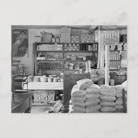 Country General Store, 1936 Briefkaart (Voorkant)