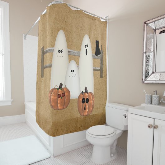 Country Ghosts Douchegordijn (In situ)