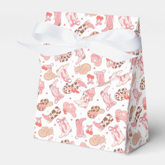 Country Girl Cowboy Boots n’ Petten Bedankdoosjes (Voorkant Zijde)