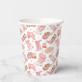 Country Girl Cowboy Boots n’ Petten Papieren Bekers (Links)