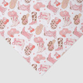 Country Girl Cowboy Boots n’ Petten Tissuepapier (Detail)