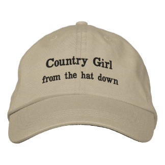 Country Girl Geborduurde Pet