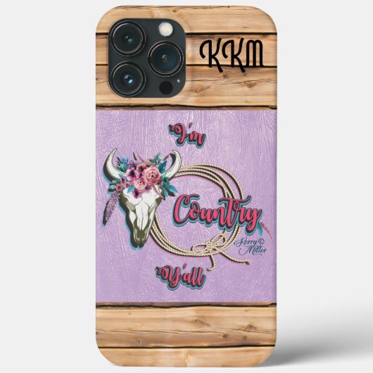 Country Girl iPhone Case (Achterkant)