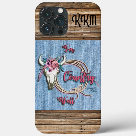 Country Girl iPhone Case (Achterkant)