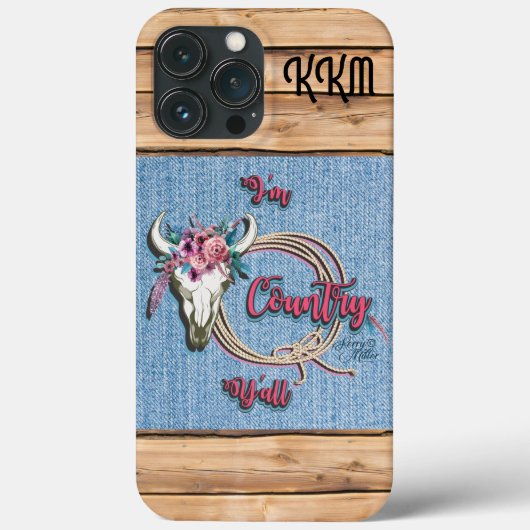 Country Girl iPhone Case (Achterkant)