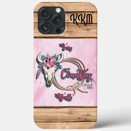 Country Girl iPhone Case (Achterkant)