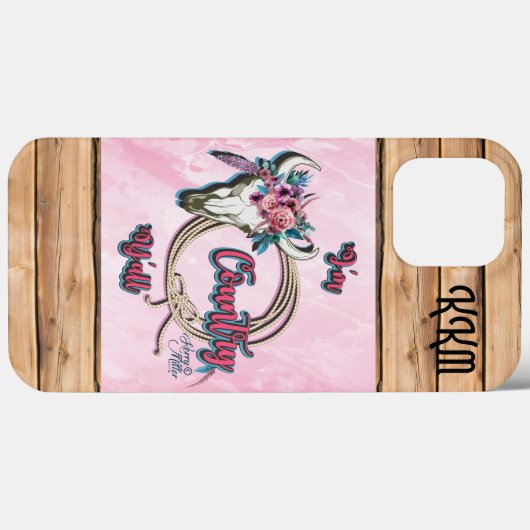 Country Girl iPhone Case (Achterkant (horizontaal))