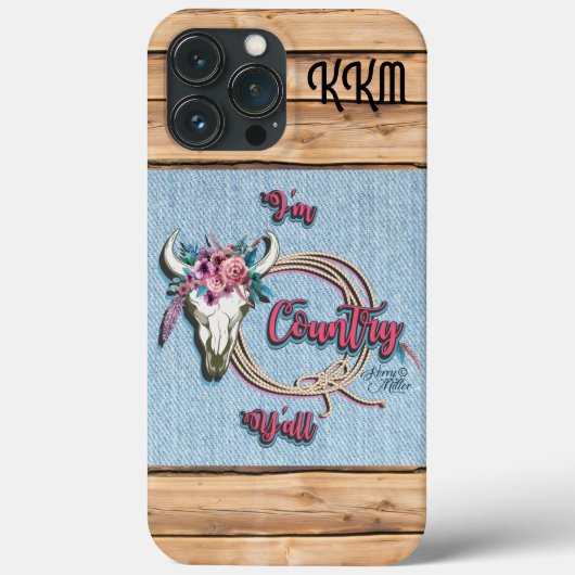 Country Girl iPhone Case (Achterkant)