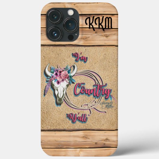 Country Girl iPhone Case (Achterkant)