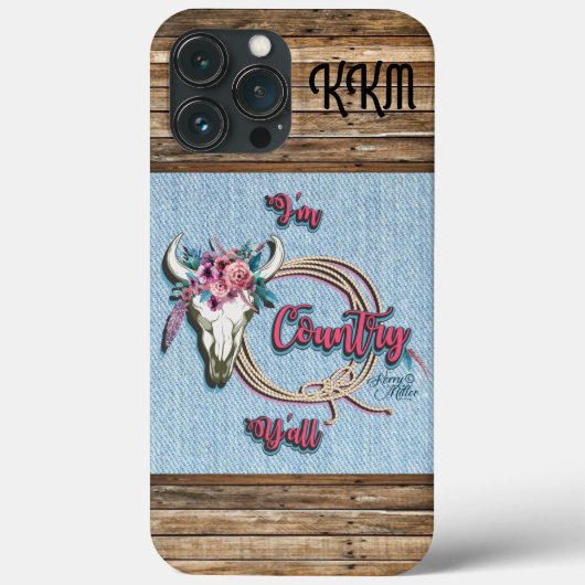 Country Girl iPhone Case (Achterkant)