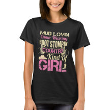 Country Girl Quotes Ladie's T-Shirt