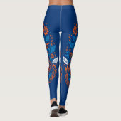 country gitaar kunst leggings (Achterkant)