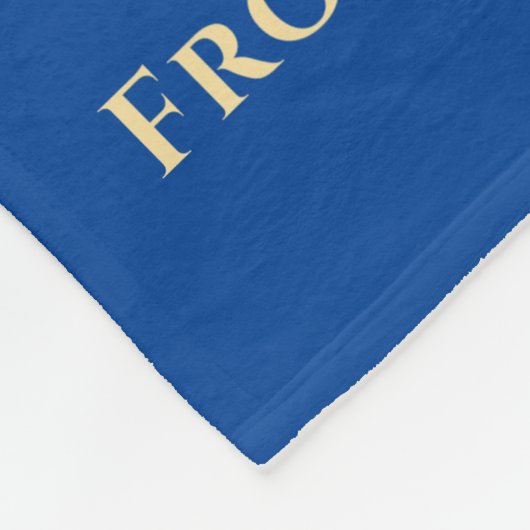 Country Gold Personalized Trucker Gift Fleece Deken (Hoek)