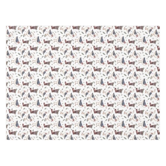 Country Goose Boots Christmas Tafelkleed (Voorkant (Horizontaal))