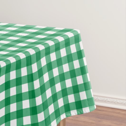 Country Green Gingham Tafelkleed (Voorbeeld)