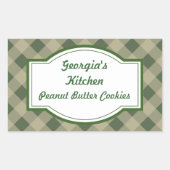Country Green Keuken Stickers (Voorkant)