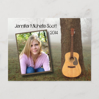 Country Guitar Open huis Uitnodiging Briefkaart