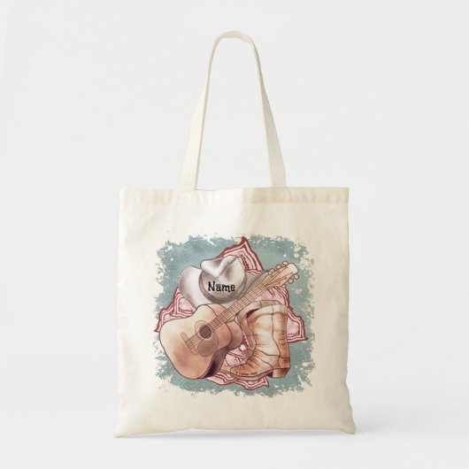 Country Guitar  Tote Bag (Voorkant)