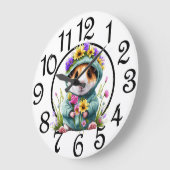 Country Hamster Acryl Wandklok (Hoek)