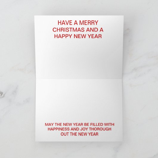 COUNTRY HAYBALE KERSTKAART FEESTDAGEN KAART (Binnen)