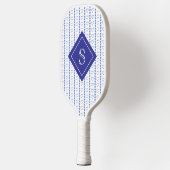 Country Heart Stripe Patroon Gepersonaliseerd Pickleball Paddle (Links)