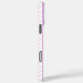 Country Heart Stripes Patroon Monogram Case-Mate iPhone Case (Achterkant / Rechts)