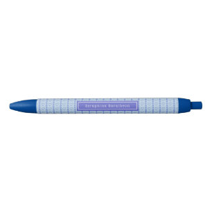 Country Heart Stripes Persoonlijke naam Zwarte Inkt Pen