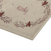 Country Hearts en Pip Berry glazen snijplank (Hoek)