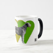 Country Hearts Ierse Wolfhound Magische Mok (Voorkant rechts)