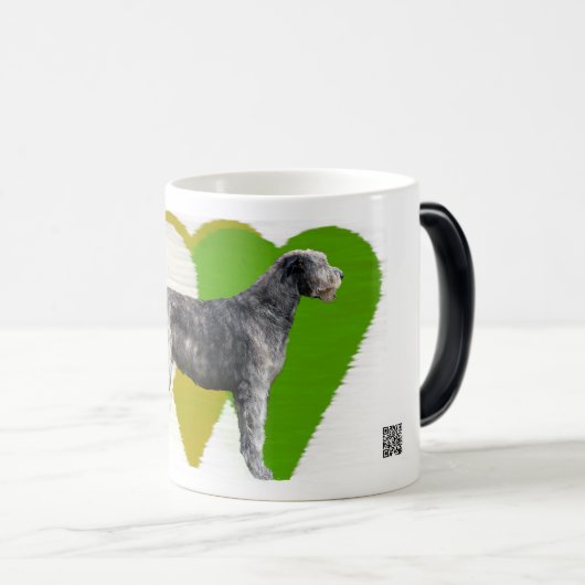 Country Hearts Ierse Wolfhound Magische Mok (Voorkant rechts)