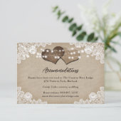 Country Hearts Wedding Hotel Accommodatie Kaart (Staand voorkant)