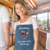 Country Heartstrings Gepersonaliseerde Grootmoeder Schort