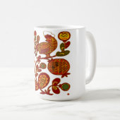 Country Hen Folk Art Koffiemok (Voorkant rechts)