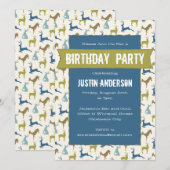 Country Herten Verjaardagsfeestje Kaart (Voorkant / Achterkant)