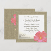 Country Hibiscus Tropicl Vrijgezellenfeest Kaart (Voorkant / Achterkant)