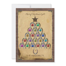 country Hoefijzer kerstfotokaart